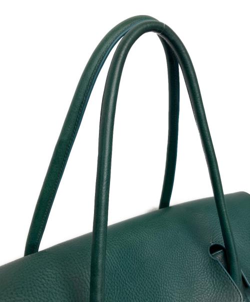 Boosters（ブースターズ）Boosters (ブースターズ) レザートートバッグ グリーンの古着・服飾アイテム