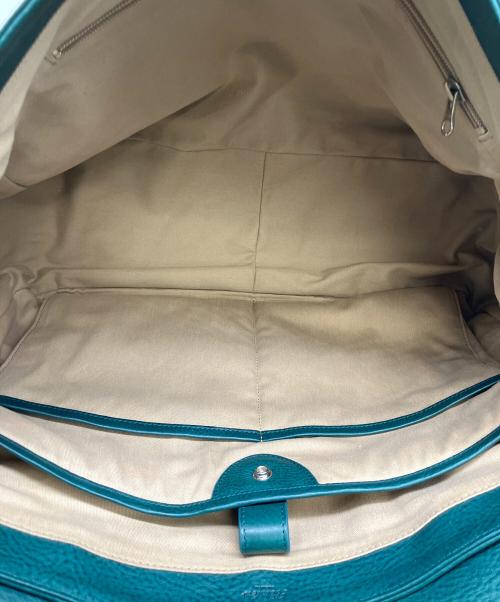 Boosters（ブースターズ）Boosters (ブースターズ) レザートートバッグ グリーンの古着・服飾アイテム