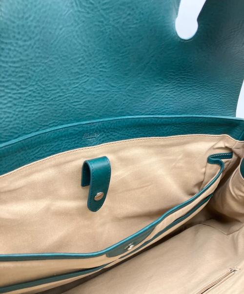 Boosters（ブースターズ）Boosters (ブースターズ) レザートートバッグ グリーンの古着・服飾アイテム