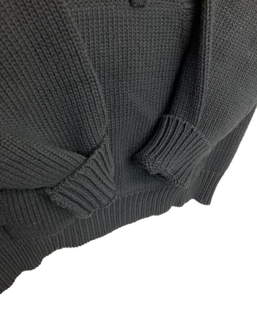 KENZO（ケンゾー）KENZO (ケンゾー) VERDY (ヴェルディ) KNIT PULLOVER HOODIE プルオーバーニット ブラック サイズ:Sの古着・服飾アイテム
