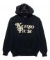 KENZO（ケンゾー）の古着「KNIT PULLOVER HOODIE プルオーバーニット」｜ブラック