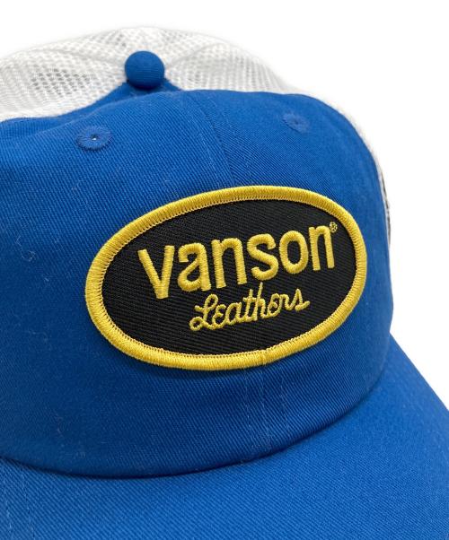 SUPREME（シュプリーム）SUPREME (シュプリーム) Hysteric Glamour (ヒステリックグラマー) メッシュキャップ ブルー×ホワイトの古着・服飾アイテム