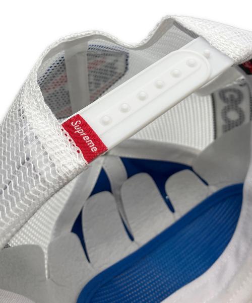 SUPREME（シュプリーム）SUPREME (シュプリーム) Hysteric Glamour (ヒステリックグラマー) メッシュキャップ ブルー×ホワイトの古着・服飾アイテム