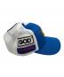中古・古着 SUPREME (シュプリーム) Hysteric Glamour (ヒステリックグラマー) メッシュキャップ ブルー×ホワイト：25000円
