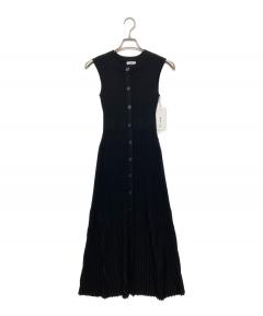 中古・古着通販】AURALEE (オーラリー) ニットドレス ブラック サイズ