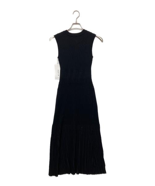 FRAY ID（フレイ アイディー）FRAY ID (フレイ アイディー) ノースリーブニットワンピース ※スカーフ無し ブラック サイズ:FREE 未使用品の古着・服飾アイテム