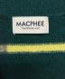 中古・古着 MACPHEE (マカフィー) NZ LAMBS プリント Vネックカーディガン グリーン×ネイビー サイズ:S：11000円