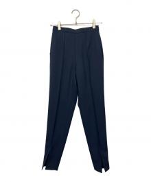 CADUNE（カデュネ）の古着「センタープレスパンツ」｜ネイビー