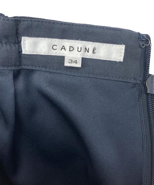 CADUNE（カデュネ）CADUNE (カデュネ) センタープレスパンツ ネイビー サイズ:34の古着・服飾アイテム