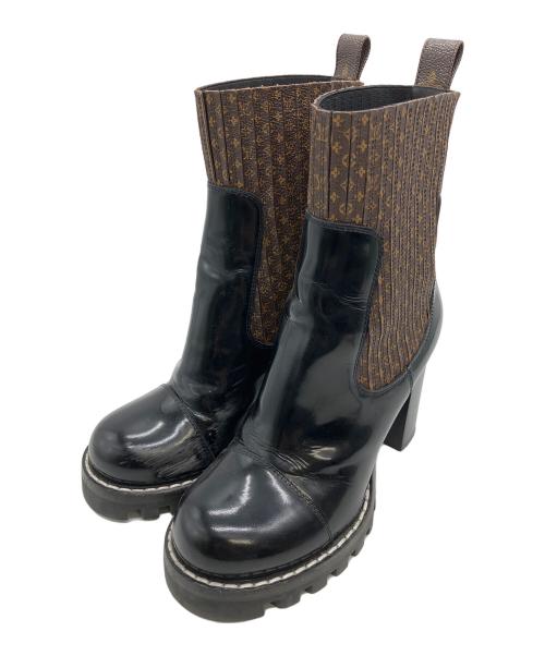 LOUIS VUITTON（ルイ ヴィトン）LOUIS VUITTON (ルイ ヴィトン) スタートレイルライン　ブーツ ブラウン サイズ:23cmの古着・服飾アイテム