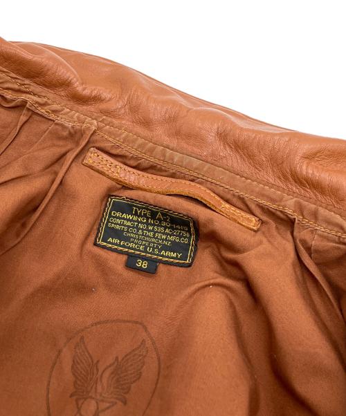 THE FEW（ザ・フュー）THE FEW (ザ・フュー) A-2ジャケット ブラウン サイズ:38の古着・服飾アイテム