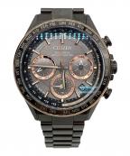 CITIZENシチズン）の古着「CITIZEN アテッサ エコ・ドライブ電波時計」｜グレー