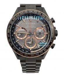 CITIZEN（シチズン）の古着「CITIZEN アテッサ エコ・ドライブ電波時計」｜グレー