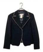 MaxMaraマックスマーラ）の古着「パイピングジャケット」｜ネイビー