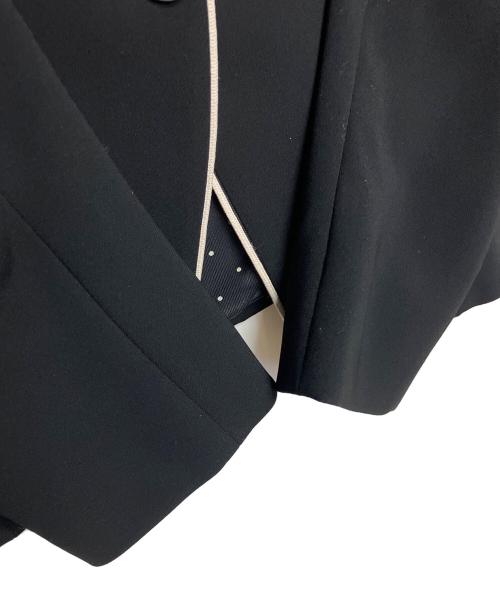 MaxMara（マックスマーラ）MaxMara (マックスマーラ) パイピングジャケット ネイビー サイズ:44 未使用品の古着・服飾アイテム