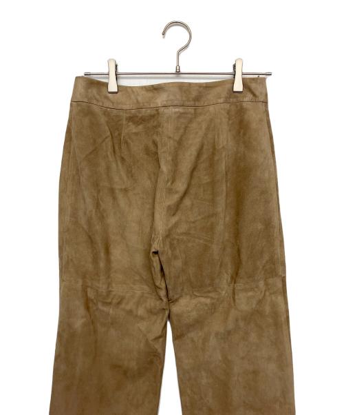 'S Max Mara（エスマックスマーラ）'S Max Mara (エスマックスマーラ) スウェード　パンツ ベージュ サイズ:42の古着・服飾アイテム