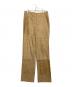 'S Max Mara（エスマックスマーラ）の古着「スウェード　パンツ」｜ベージュ