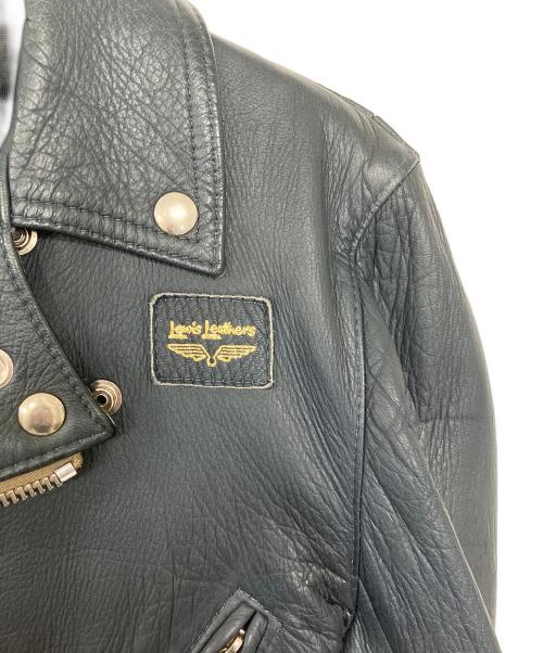 AVIAKIT（エイヴィアキット）AVIAKIT (エイヴィアキット) Lewis Leathers (ルイスレザース) THE REAL McCOY'S (ザ・リアルマッコイズ) ダブルライダースジャケット ネイビー サイズ:38の古着・服飾アイテム