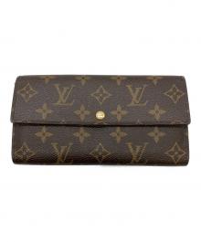 LOUIS VUITTON（ルイ ヴィトン）の古着「モノグラム　ポシェット・ポルトモネ クレディ　長財布」