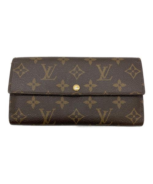 LOUIS VUITTON（ルイ ヴィトン）LOUIS VUITTON (ルイ ヴィトン) モノグラム　ポシェット・ポルトモネ クレディ　長財布の古着・服飾アイテム