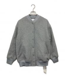 SHIPS any（シップスエニィ）の古着「バーシティジャケット」｜グレー