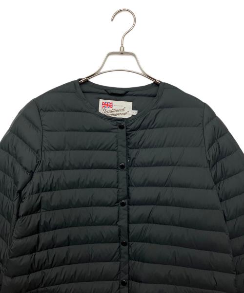 Traditional Weatherwear（トラディショナルウェザーウェア）Traditional Weatherwear (トラディショナルウェザーウェア) ダウンコート ネイビー サイズ:34の古着・服飾アイテム