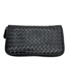 BOTTEGA VENETA（ボッテガベネタ）の古着「長財布」｜ブラック