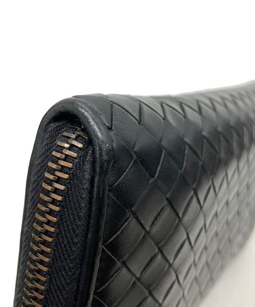 BOTTEGA VENETA（ボッテガベネタ）BOTTEGA VENETA (ボッテガベネタ) 長財布 ブラックの古着・服飾アイテム