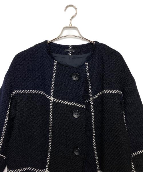 Y's for living（ワイズフォーリビング）Y's for living (ワイズフォーリビング) ノーカラーコート ネイビー サイズ:不明の古着・服飾アイテム