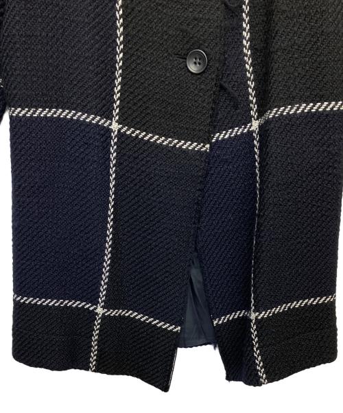 Y's for living（ワイズフォーリビング）Y's for living (ワイズフォーリビング) ノーカラーコート ネイビー サイズ:不明の古着・服飾アイテム