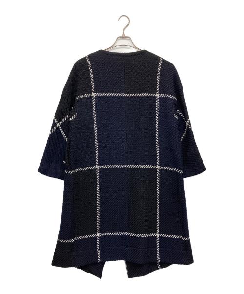 Y's for living（ワイズフォーリビング）Y's for living (ワイズフォーリビング) ノーカラーコート ネイビー サイズ:不明の古着・服飾アイテム