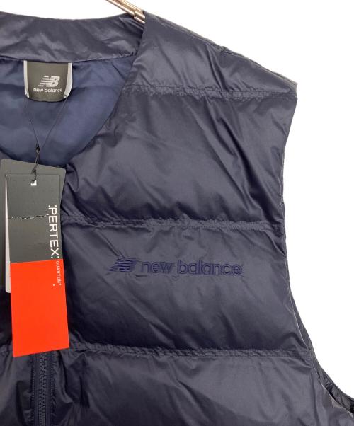 NEW BALANCE（ニューバランス）NEW BALANCE (ニューバランス) MET24 Down Vest ネイビー サイズ:XL 未使用品の古着・服飾アイテム