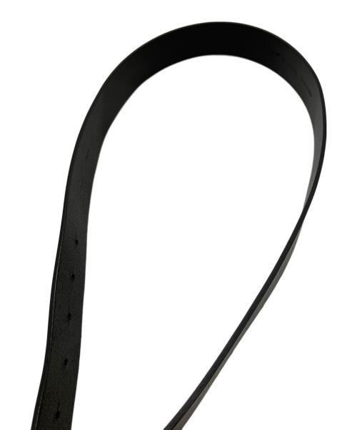 DOLCE & GABBANA（ドルチェ＆ガッバーナ）DOLCE & GABBANA (ドルチェ＆ガッバーナ) レザーベルト バックルDG ブラック サイズ:85cmの古着・服飾アイテム