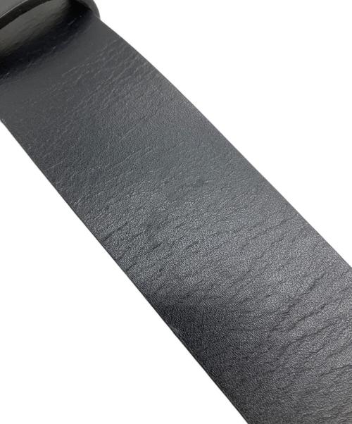 DOLCE & GABBANA（ドルチェ＆ガッバーナ）DOLCE & GABBANA (ドルチェ＆ガッバーナ) レザーベルト バックルDG ブラック サイズ:85cmの古着・服飾アイテム