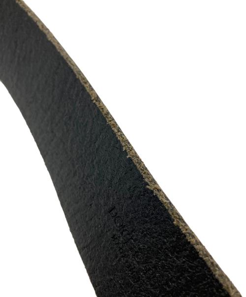 DOLCE & GABBANA（ドルチェ＆ガッバーナ）DOLCE & GABBANA (ドルチェ＆ガッバーナ) レザーベルト バックルメタルプレート ブラック サイズ:85cmの古着・服飾アイテム