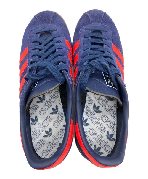 adidas（アディダス）adidas (アディダス) MUNCHEN　スニーカー ネイビー×オレンジ サイズ:26.5cmの古着・服飾アイテム