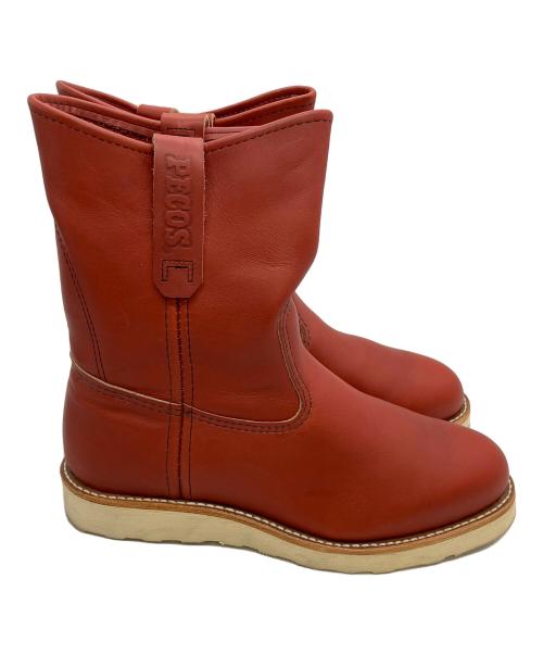 RED WING（レッドウィング）RED WING (レッドウィング) ペコスブーツ レッド サイズ:7.5の古着・服飾アイテム
