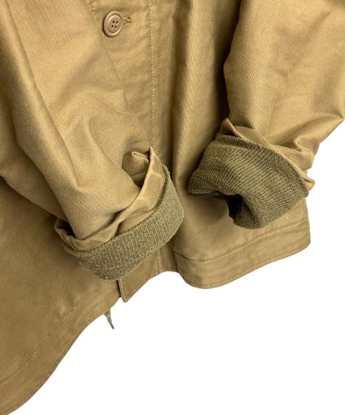 ALPHA（アルファ）ALPHA (アルファ) デッキジャケット ベージュ サイズ:XLの古着・服飾アイテム