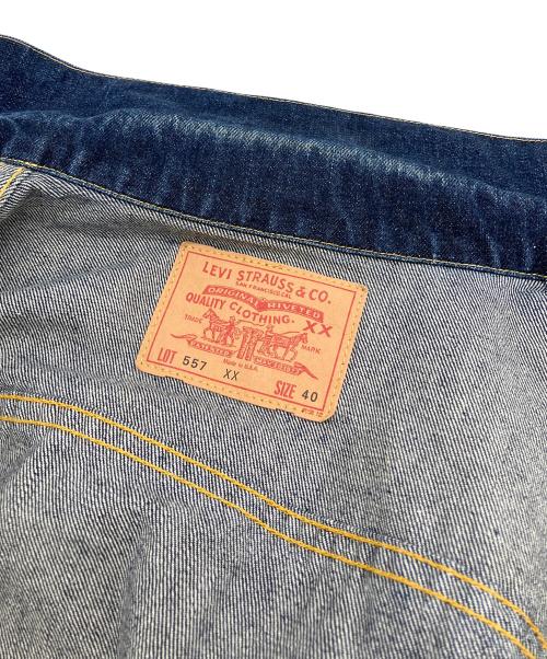 LEVI'S（リーバイス）LEVI'S (リーバイス) 557 XX　3rdデニムジャケット　98年製 ビッグE バレンシア工場　 インディゴ サイズ:40の古着・服飾アイテム