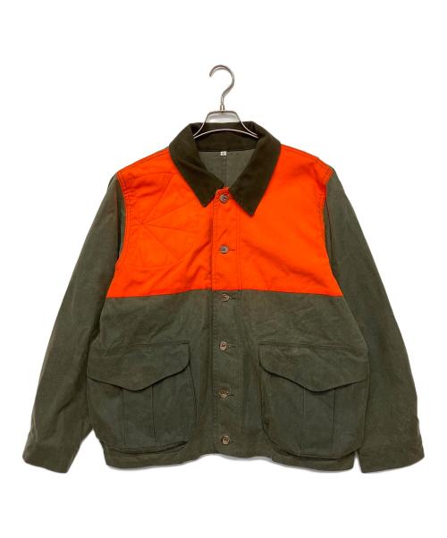 C.C. Filson（フィルソン）C.C. FILSON (フィルソン) ハンティングジャケット カーキ×オレンジ サイズ:Lの古着・服飾アイテム