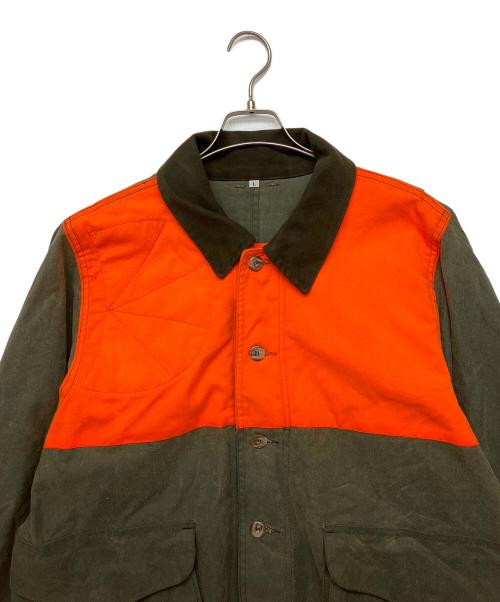 C.C. Filson（フィルソン）C.C. FILSON (フィルソン) ハンティングジャケット カーキ×オレンジ サイズ:Lの古着・服飾アイテム