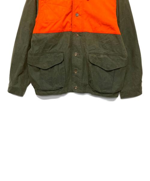 C.C. Filson（フィルソン）C.C. FILSON (フィルソン) ハンティングジャケット カーキ×オレンジ サイズ:Lの古着・服飾アイテム
