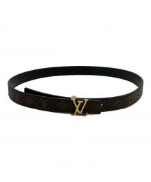LOUIS VUITTON（ルイ ヴィトン）の古着「モノグラム　レザーベルト」｜ブラウン