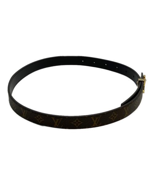 LOUIS VUITTON（ルイ ヴィトン）LOUIS VUITTON (ルイ ヴィトン) モノグラム　レザーベルト ブラウンの古着・服飾アイテム