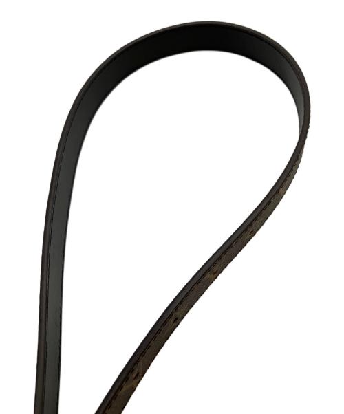 LOUIS VUITTON（ルイ ヴィトン）LOUIS VUITTON (ルイ ヴィトン) モノグラム　レザーベルト ブラウンの古着・服飾アイテム