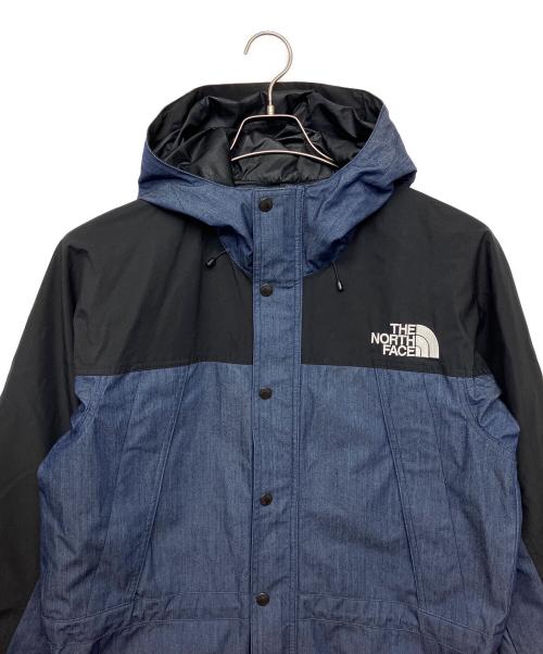 THE NORTH FACE（ザ ノース フェイス）THE NORTH FACE (ザ ノース フェイス) マウンテンライトデニムジャケット ブルー×ブラック サイズ:L　の古着・服飾アイテム