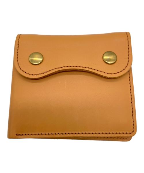 Jamale（ジャマレ）Jamale (ジャマレ) 2つ折り財布 オレンジの古着・服飾アイテム