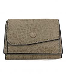 Valextra（ヴァレクストラ）の古着「3つ折り財布」｜グレー