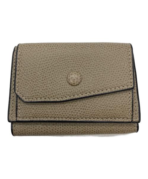 Valextra（ヴァレクストラ）Valextra (ヴァレクストラ) 3つ折り財布 グレーの古着・服飾アイテム