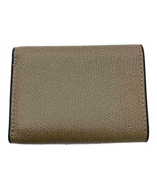 Valextra（ヴァレクストラ）Valextra (ヴァレクストラ) 3つ折り財布 グレーの古着・服飾アイテム